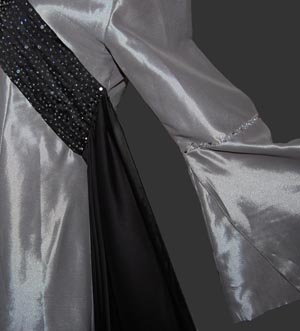 detail gamis pesta